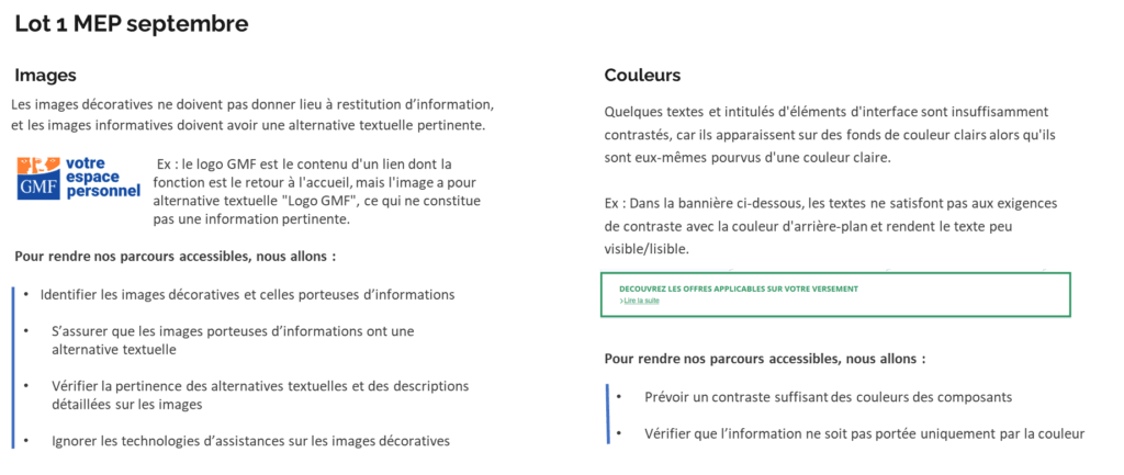 Accessibilité GMF