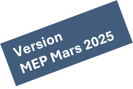 Version MEP Mars 2025